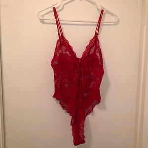 vintage Victorias secret high rise lingerie bodysuit